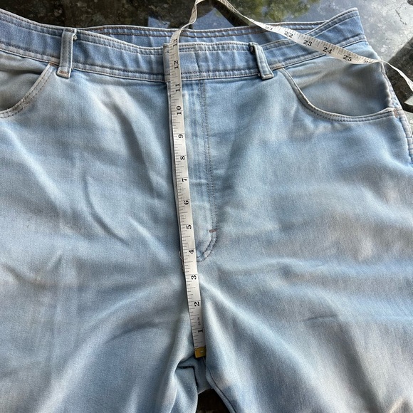 Vintage Wrangler cut off jeans. Light wash. 38 waist. 80’s cowboy. American - Picture 10 of 12